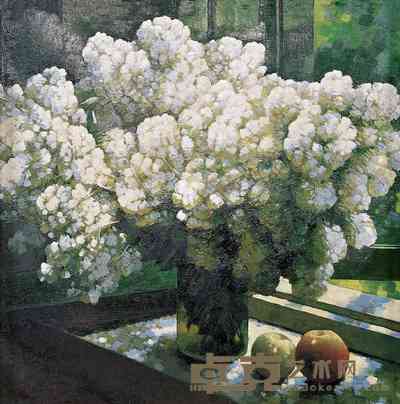 杨骅 丁香 80×80cm